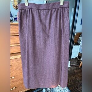 Vintage union made purple pencil skirt, no label